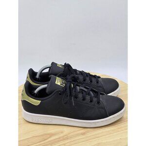 adidas Kids Black and Gold Sneakers
